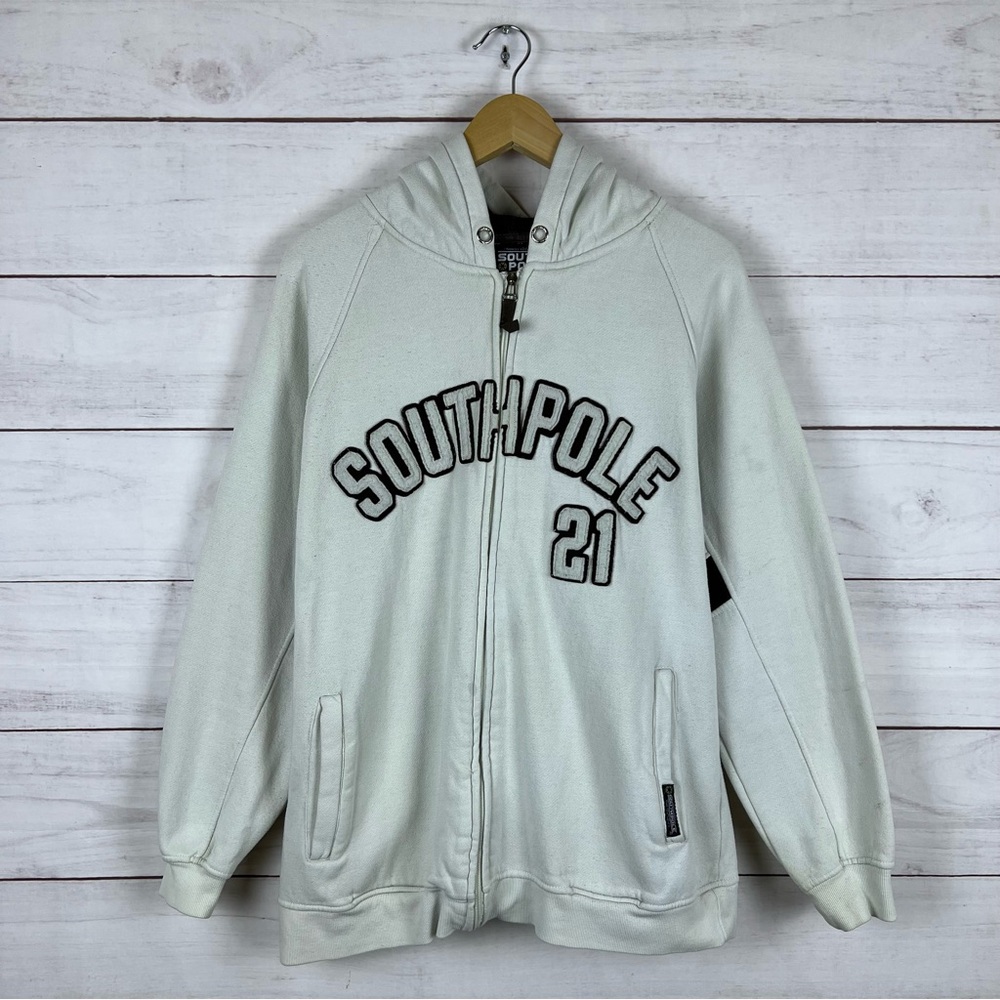 Vintage Y2K South Pole Full Zip Hoodie XL
